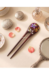 Painted Wooden Hair Stick
